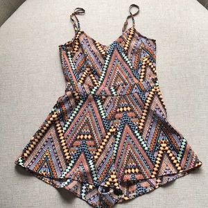 H&M Tribal Print Romper Size 4